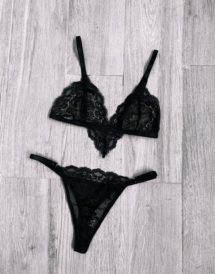 CONJUNTO AGNES - NEGRO