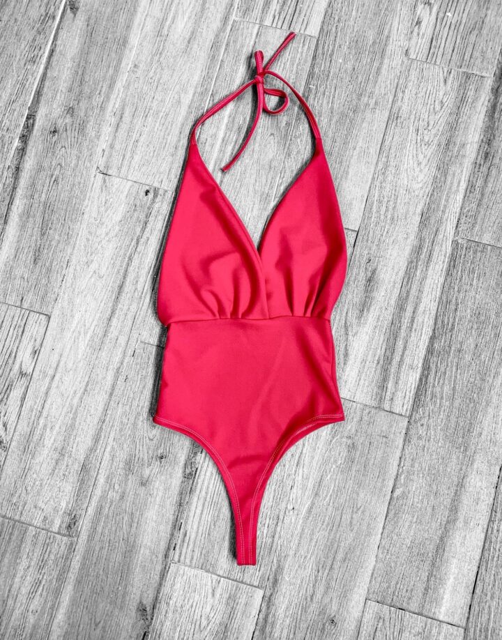 BODY COPAS DE CREPE - FUCSIA