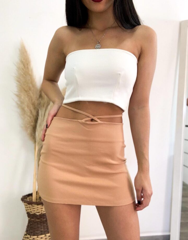 POLLERA  X - BEIGE