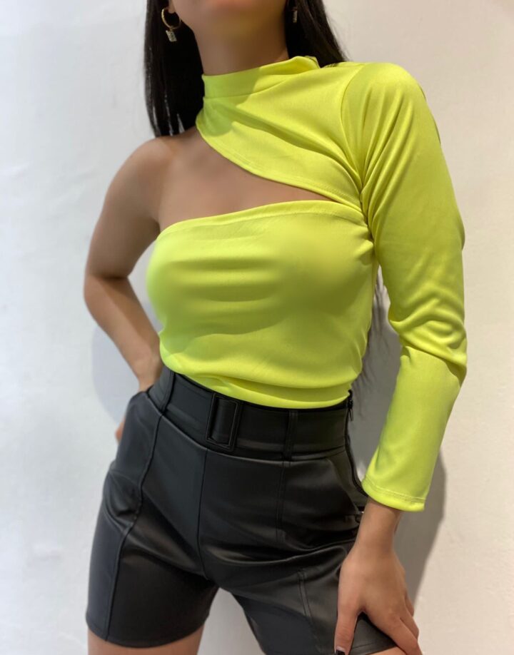TOP CUELLO - AMARILLO NEON