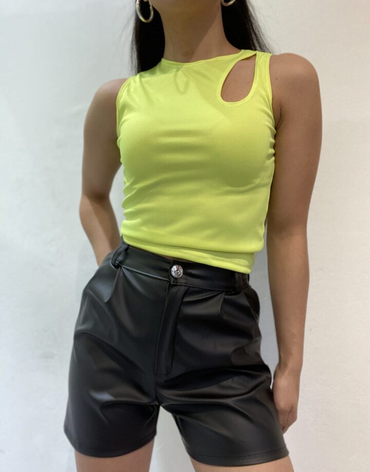 TOP GOTA AMARILLO NEON