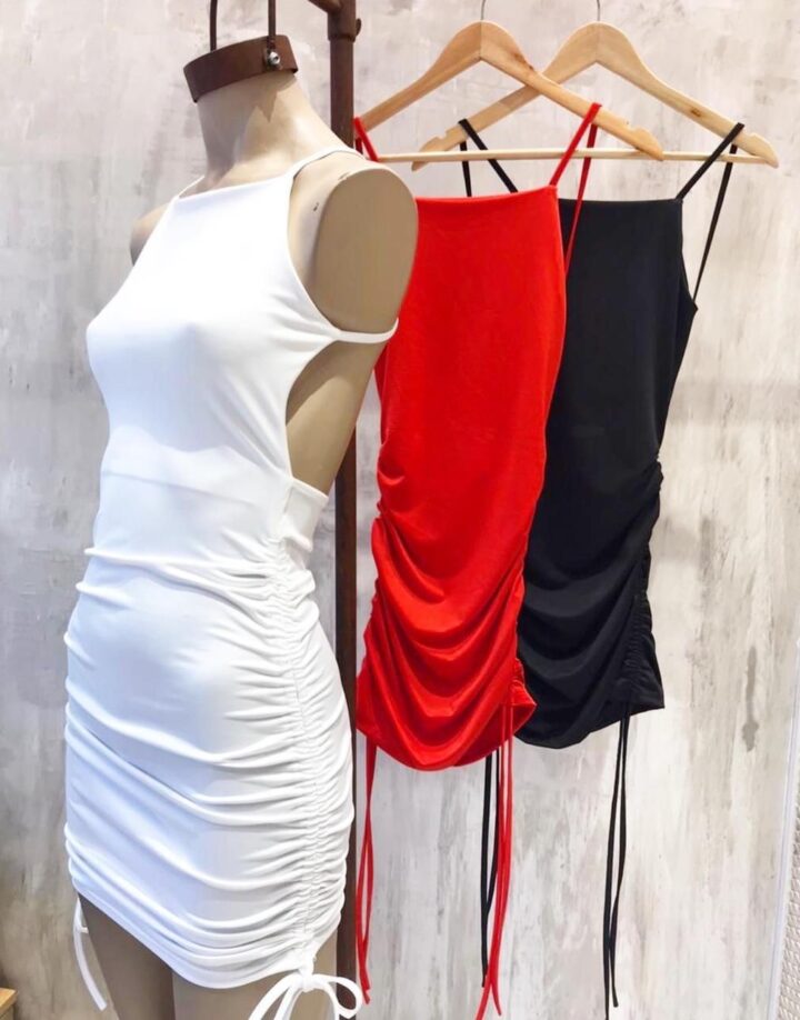 VESTIDO GIME - TIRAS CREPE