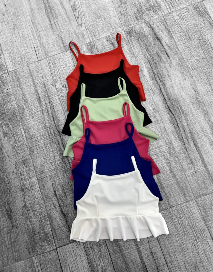 TOP VOLADO BAJO - CREPE