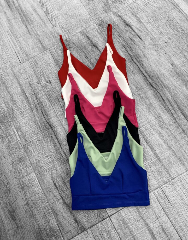 TOP ESCOTE MEDIO - CREPE