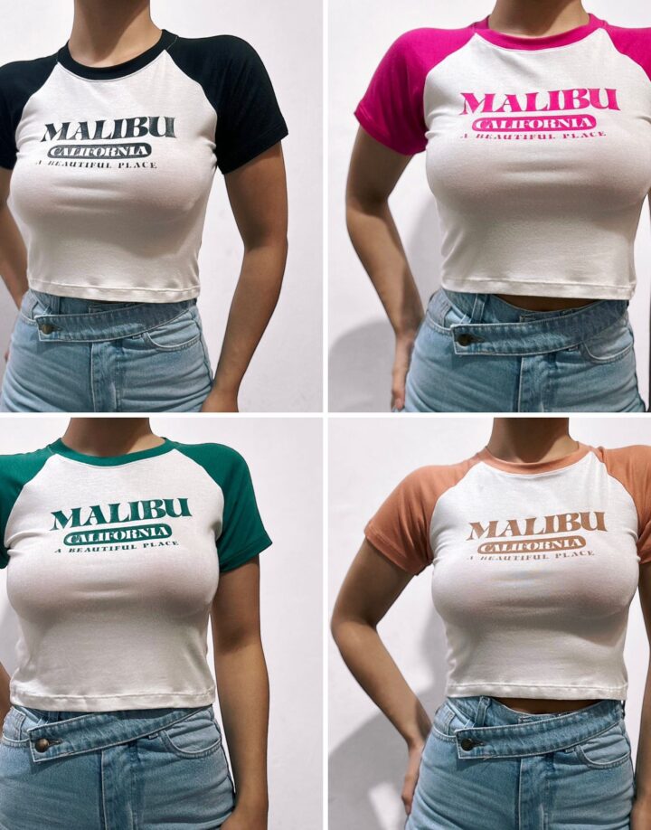 REMERA MALIBU - VARIOS COLORES