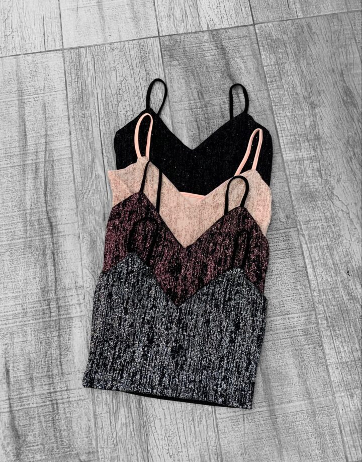 TOP LUREX LLUVIA TRIANGULO