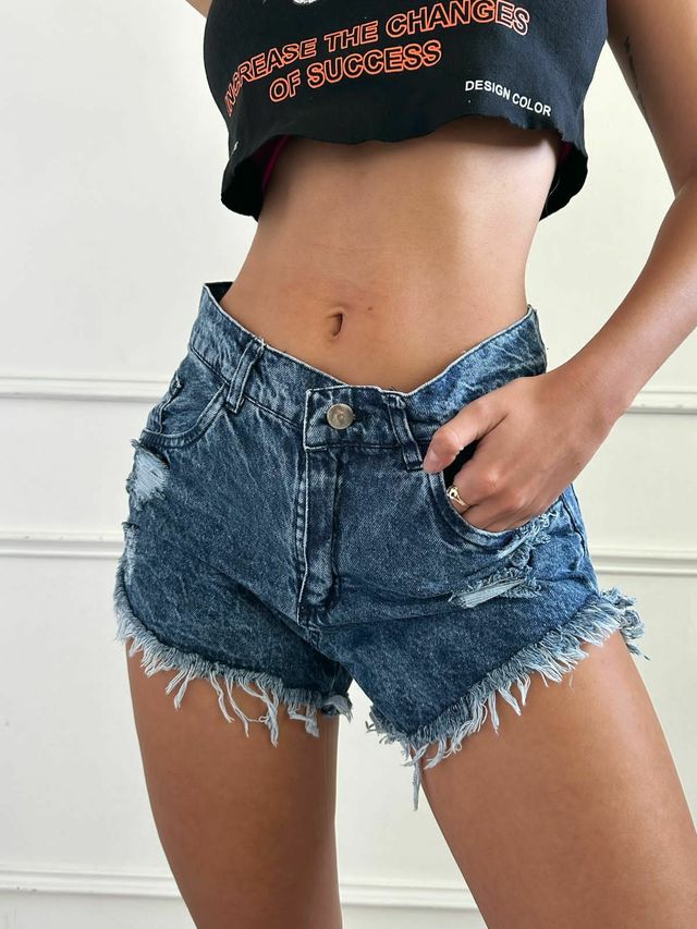 SHORT RIO - JEAN AZUL