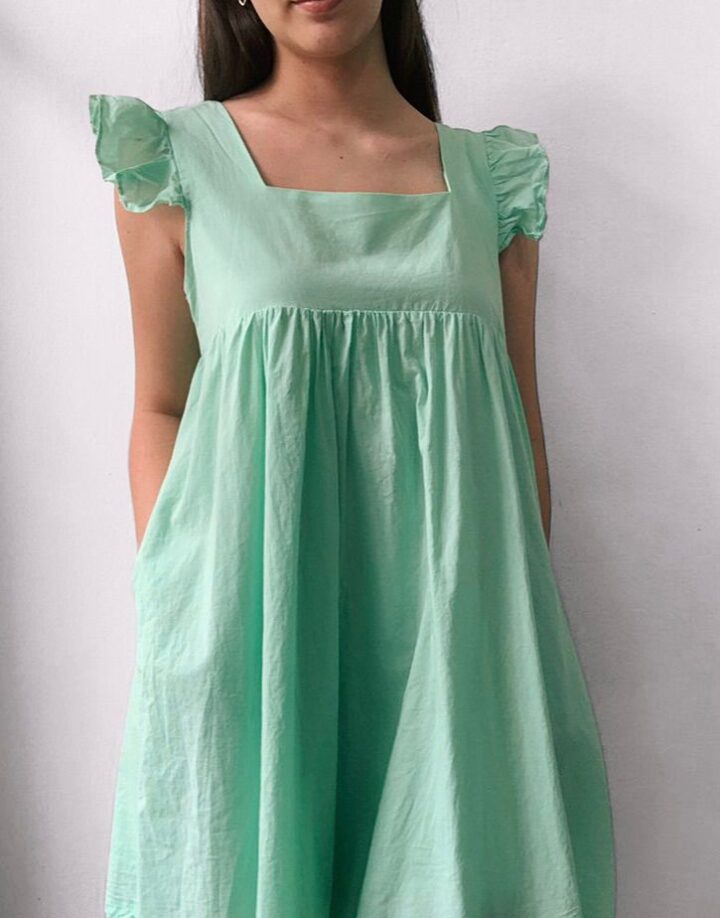 VESTIDO AMALIA - VERDE AGUA