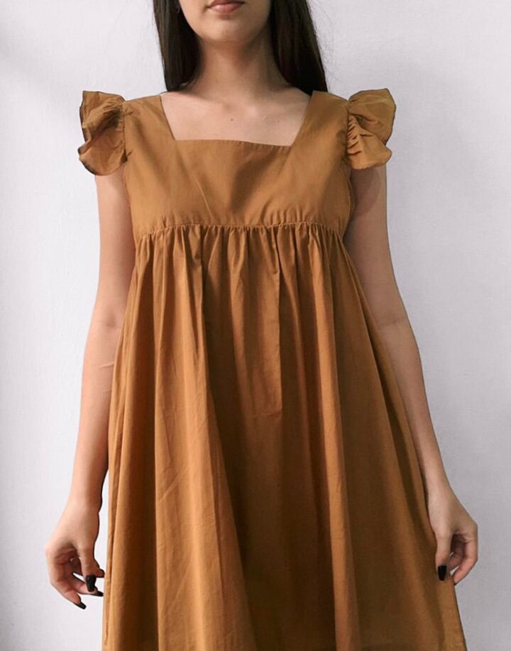 VESTIDO AMALIA - CAMEL