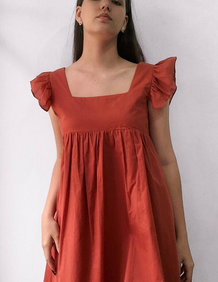 VESTIDO AMALIA - TERRACOTA