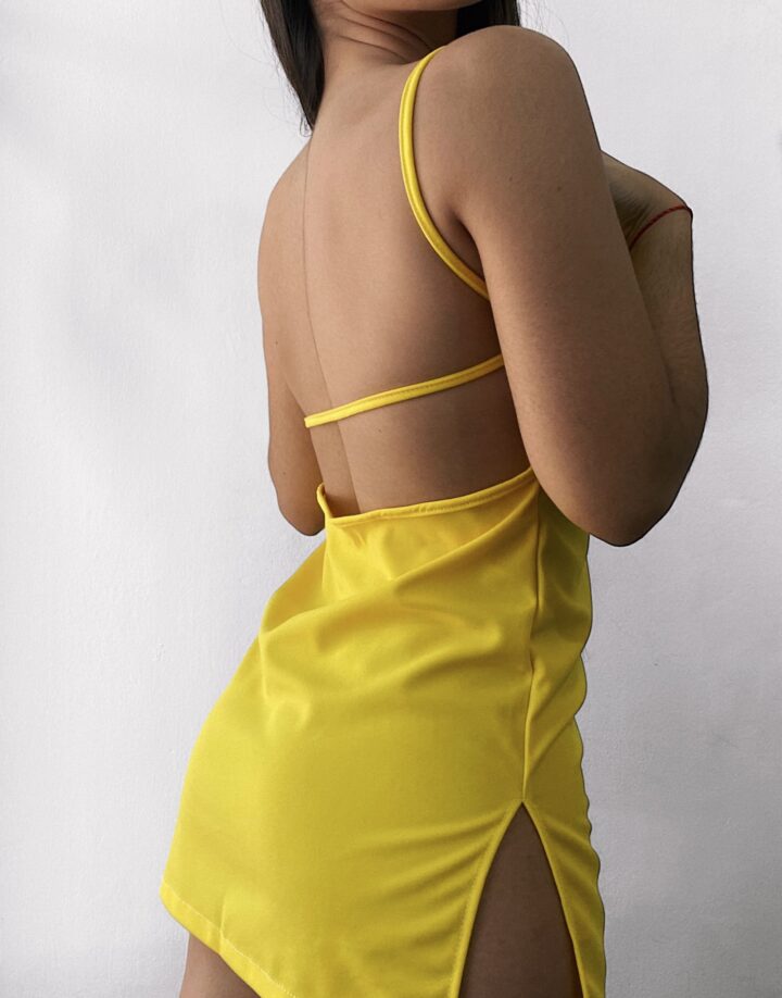 VESTIDO ALMA AMARILLO