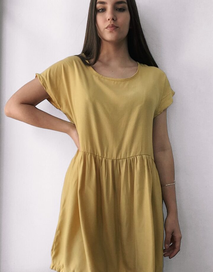 VESTIDO SOL - MOSTAZA