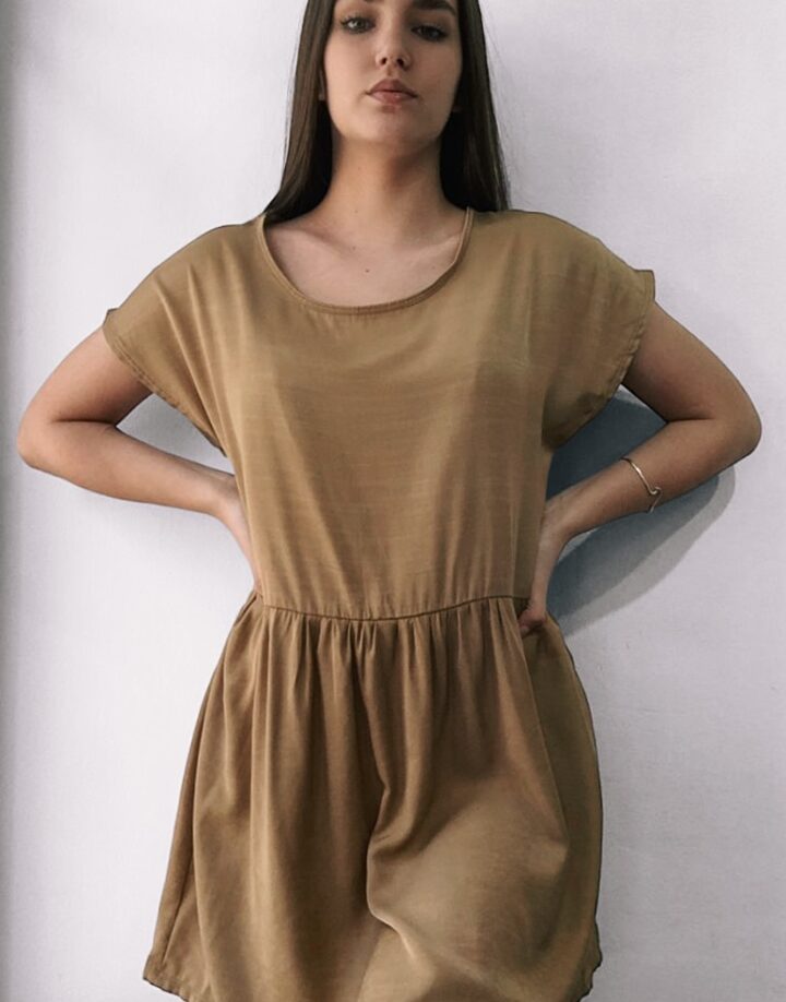 VESTIDO SOL - CAMEL