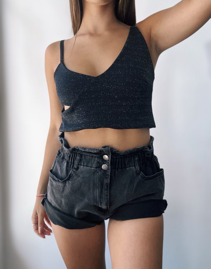 SHORT SLOUCHY - NEGRO