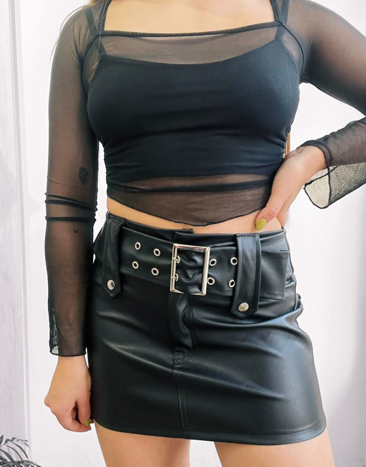 POLLERA LIU - MINI ENGOMADA