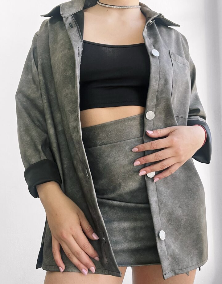 SOBRECAMISA VINTAGE - GRIS