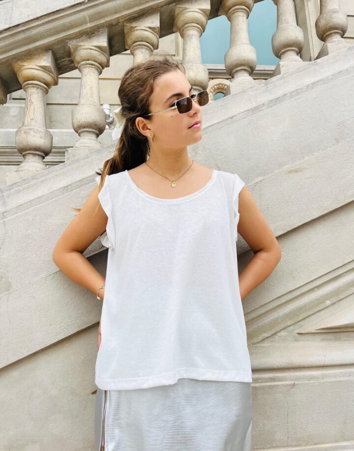 BLUSA REMERA BLANCA