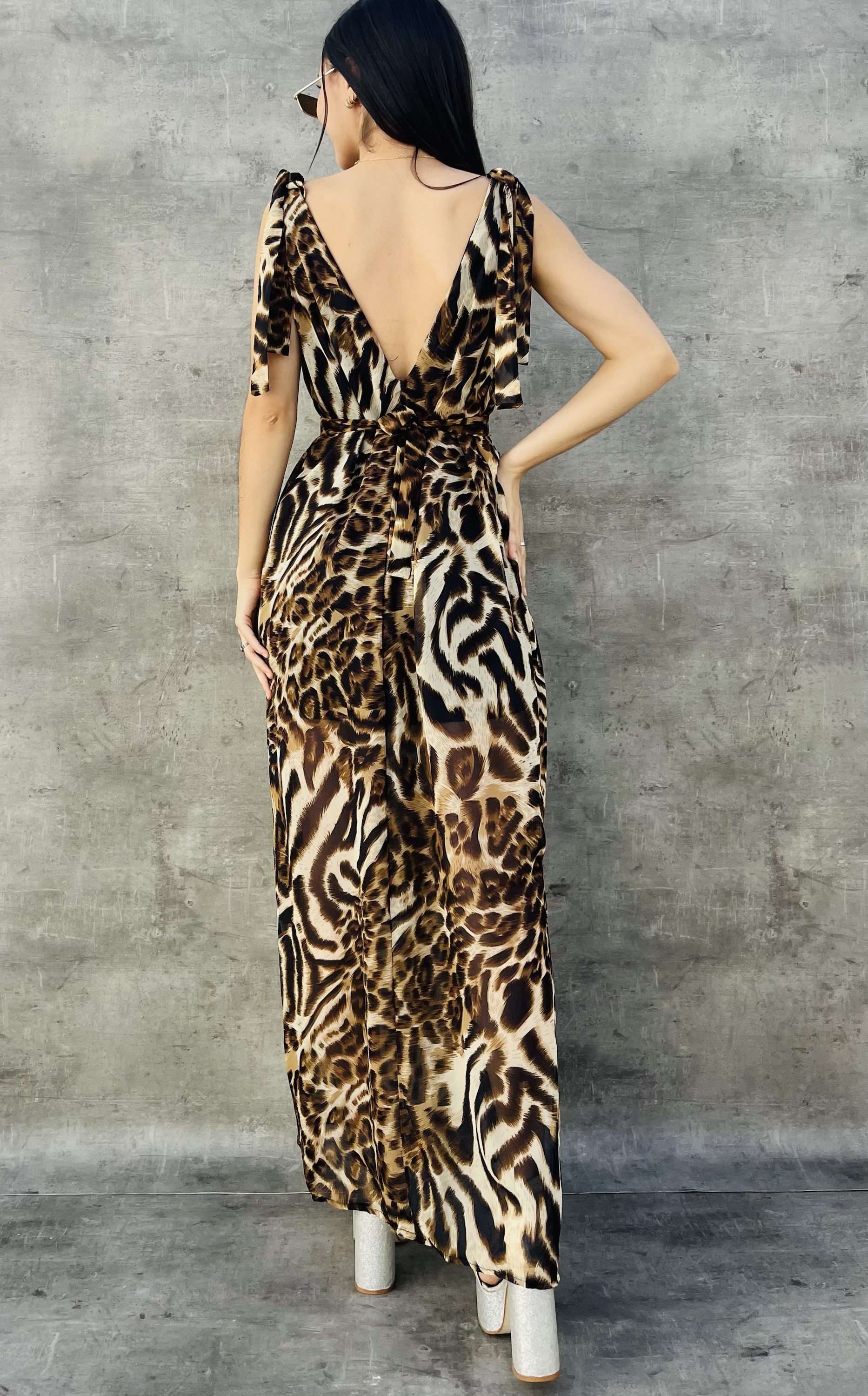 VESTIDO LARGO SANTO • PRINT