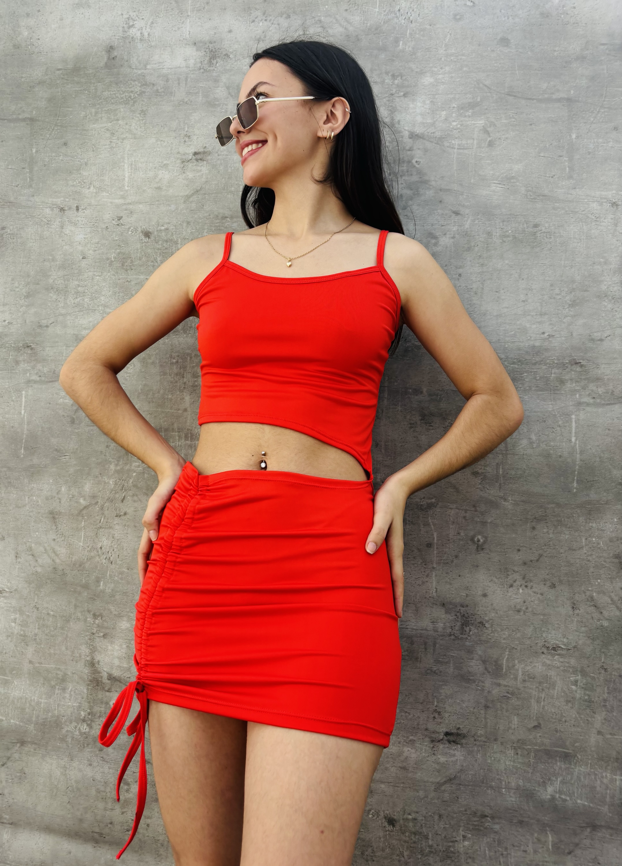 VESTIDO LONDRES - ROJO