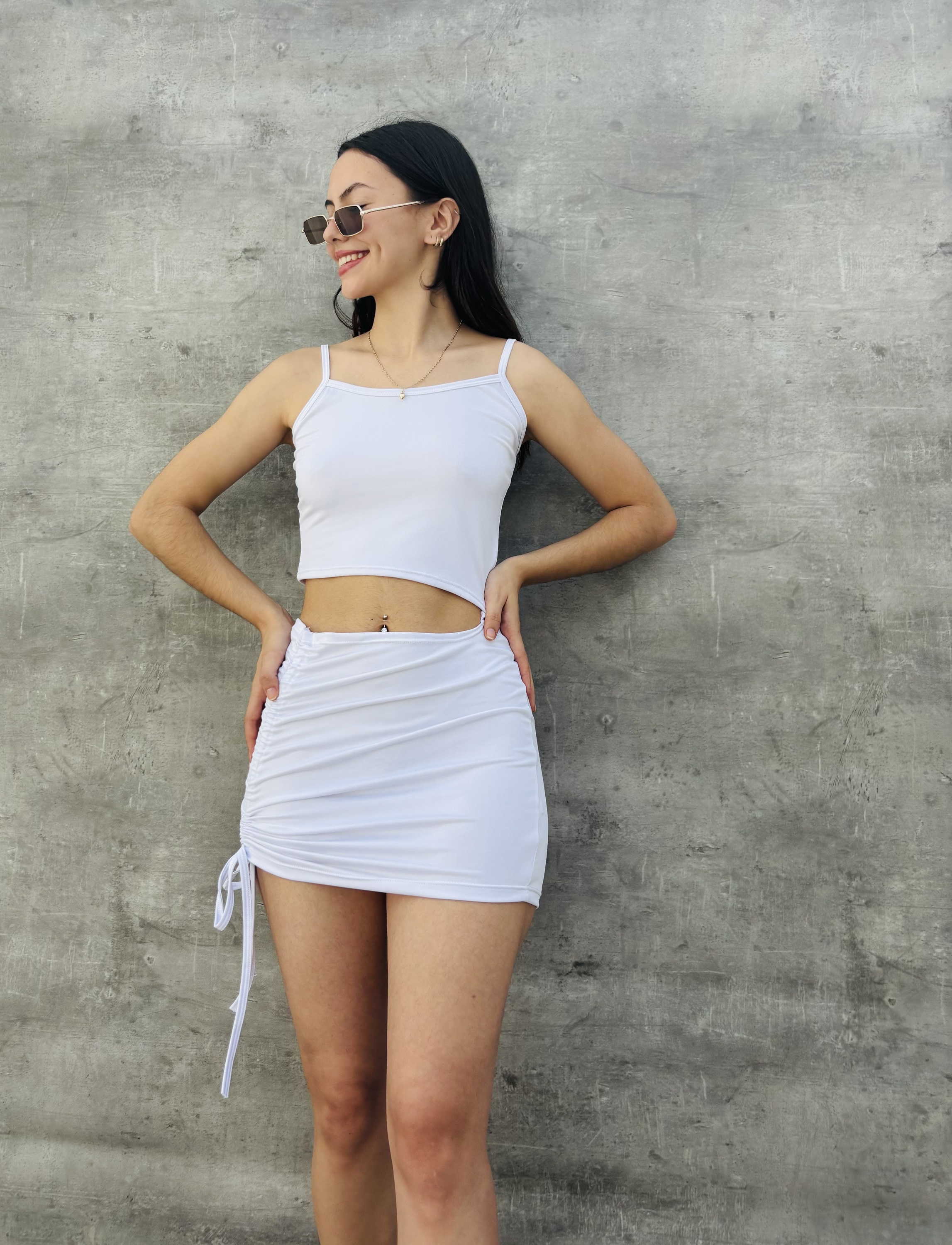 VESTIDO LONDRES - BLANCO