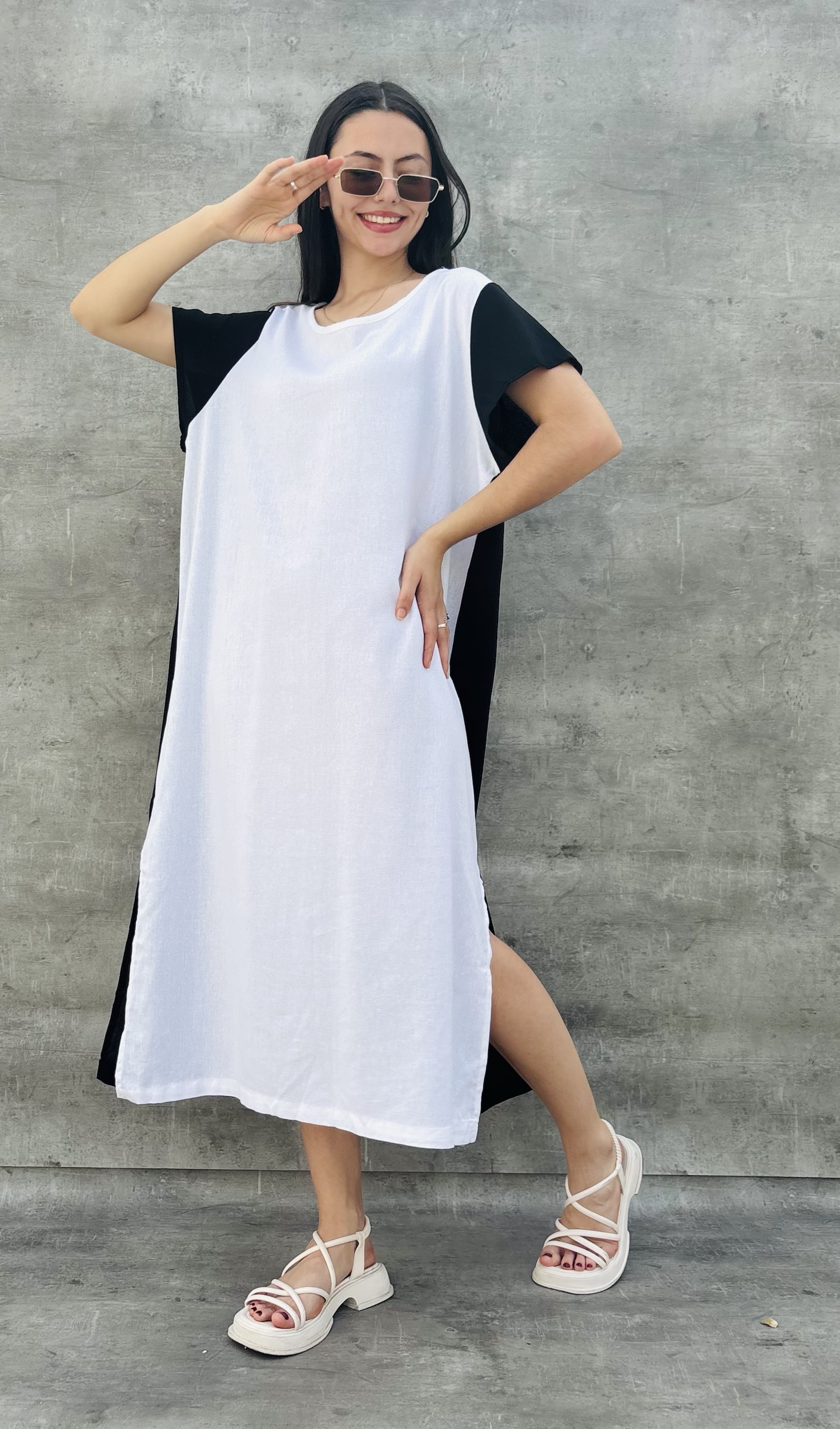VESTIDO LARGO LIZ - LINO