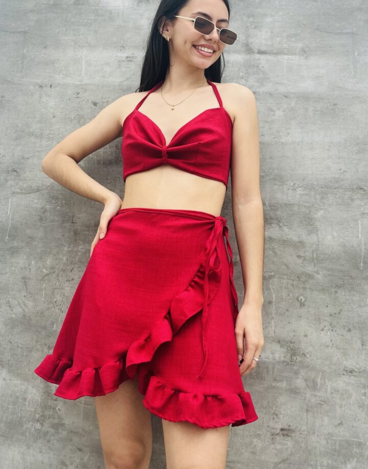 POLLERA FALDA PAREO