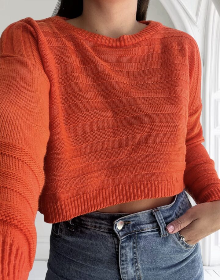 SWEATER CARMELA NARANJA