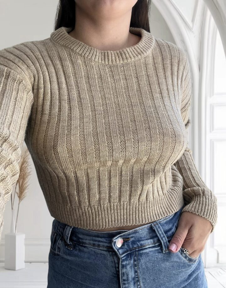 SWEATER CANELON CAMEL