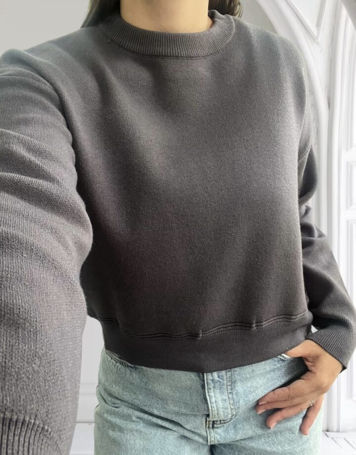 SWEATER BELLA GRIS OSCURO