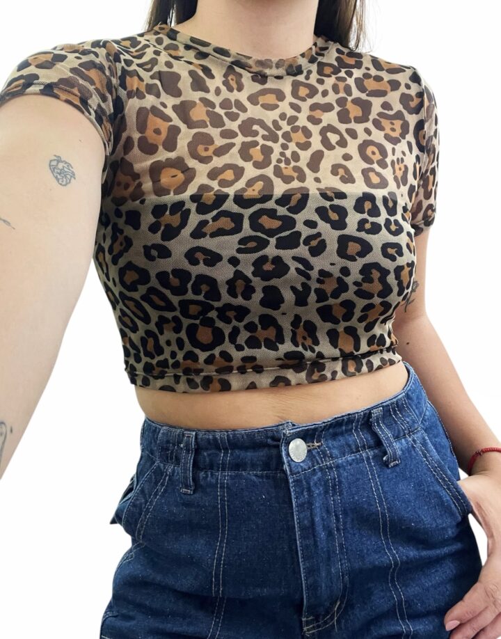 REMERA TULL ANIMAL PRINT
