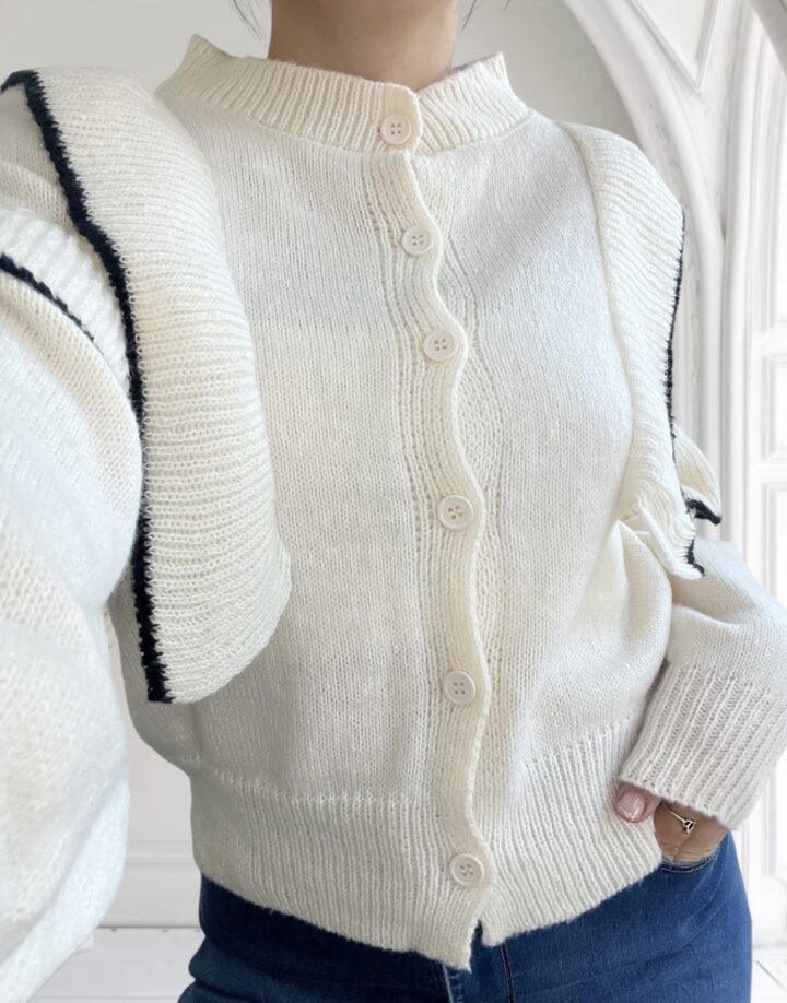 SWEATER SACO ANGERS - CRUDO