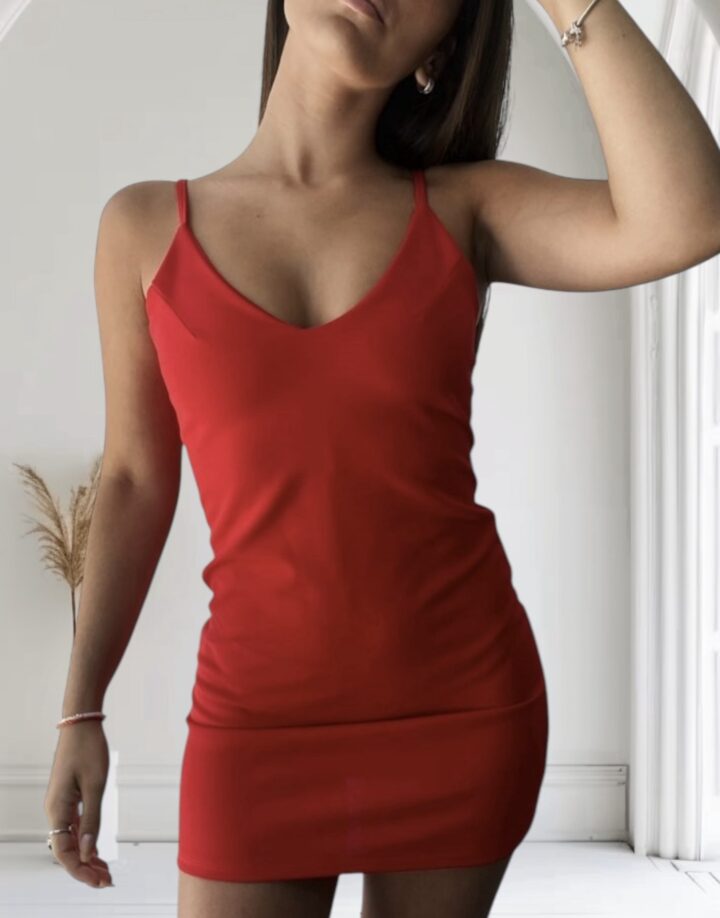 VESTIDO FRAN ROJO