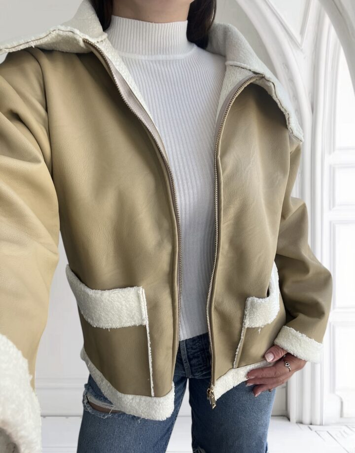 CAMPERA BIMBA BEIGE