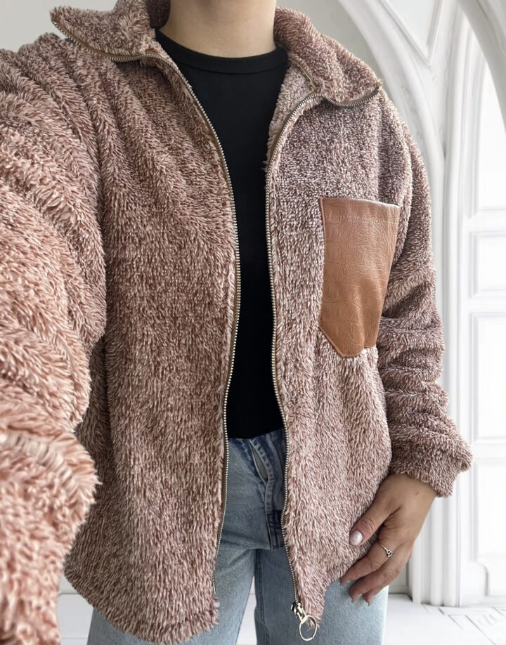 CAMPERA TEDDY - CAMEL