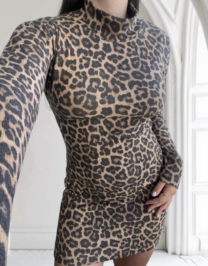 VESTIDO MEDIA POLERA LANILLA - PRINT2