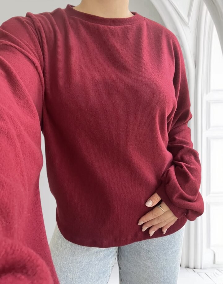 BLUSA BREST BORDÓ