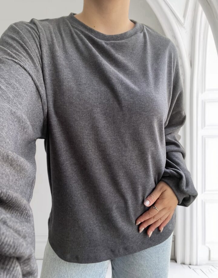 BLUSA BREST GRIS TOPO