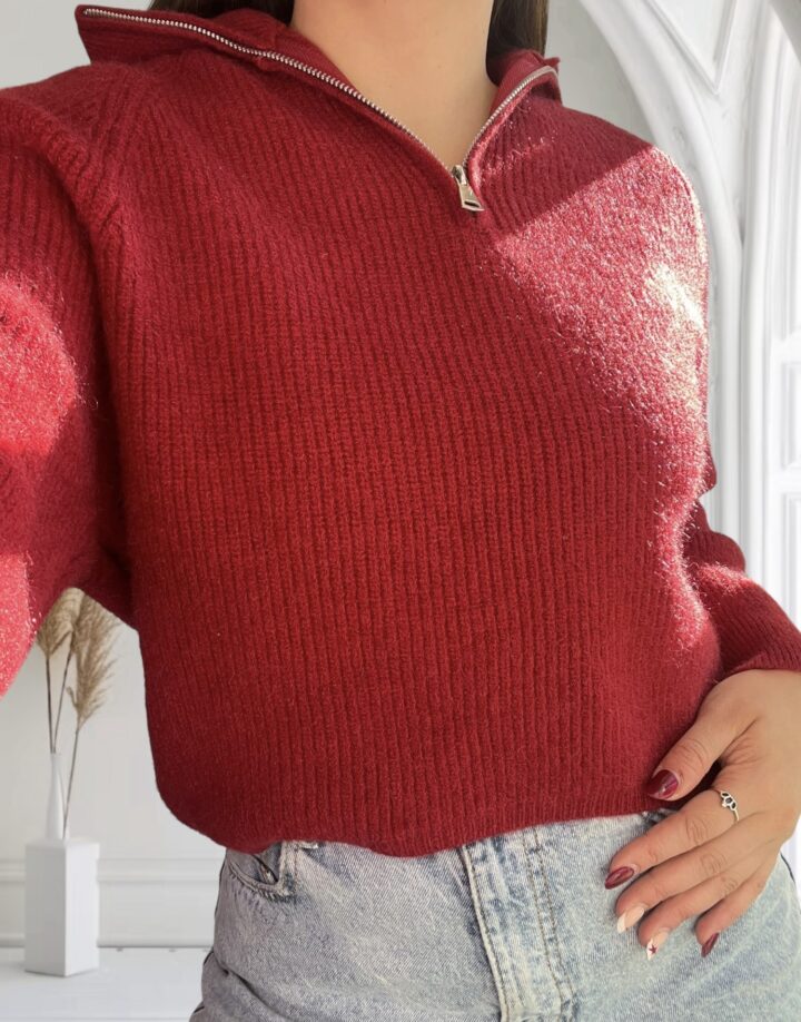 SWEATER ZAGREB BORDÓ