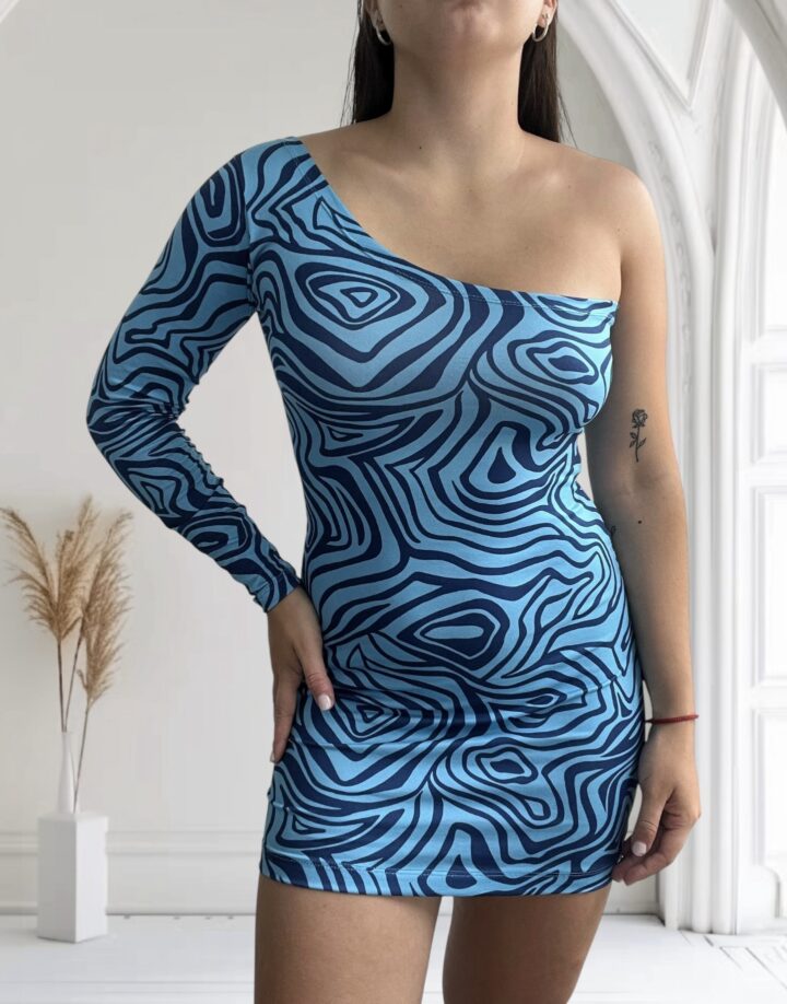 VESTIDO MILA CELESTE