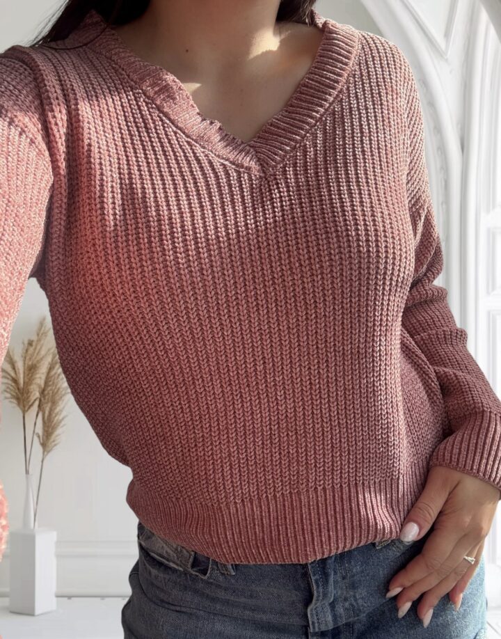 SWEATER RUSIA CHENILLE - ROSA