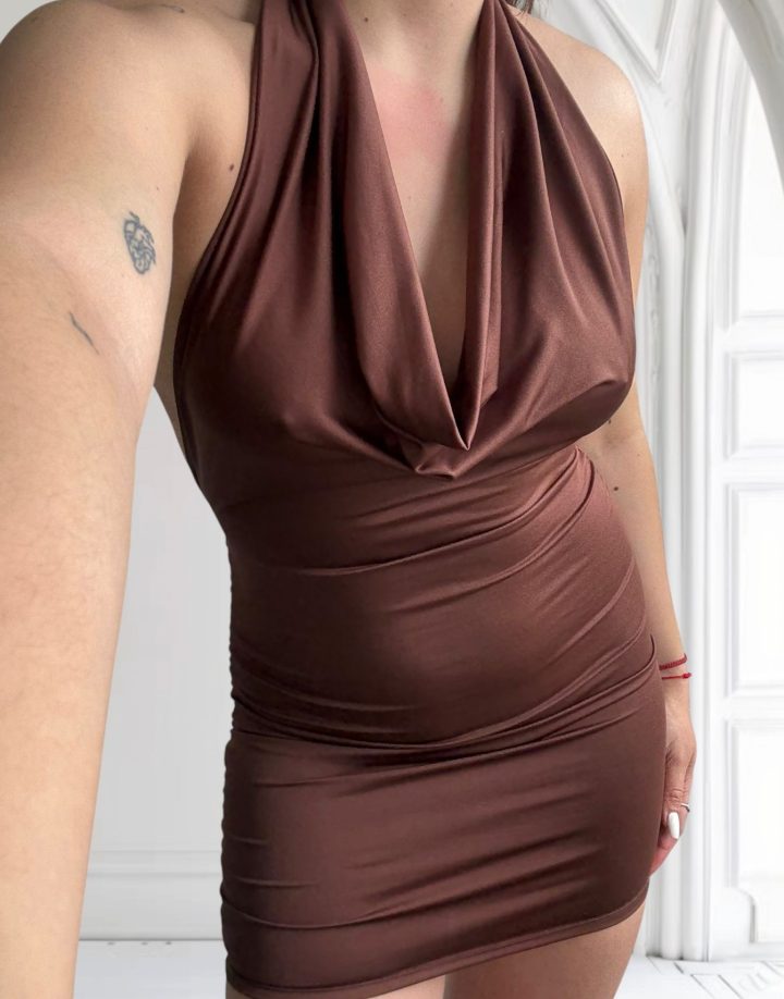 VESTIDO CARMEN CHOCOLATE