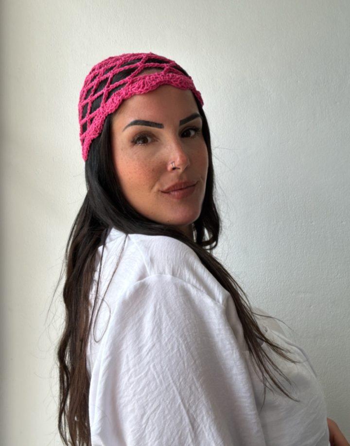 MESH HAT FUCSIA