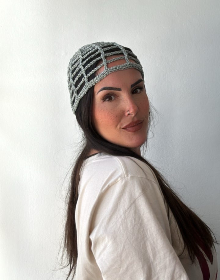 MESH HAT VERDE BRILLOSO