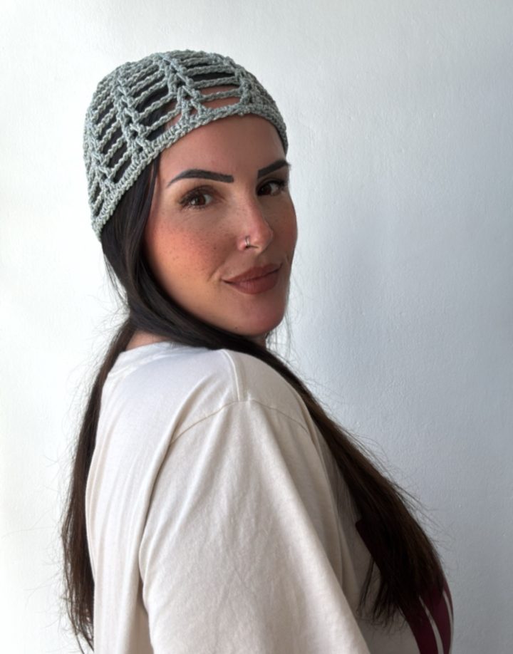 MESH HAT VERDE BRILLOSO