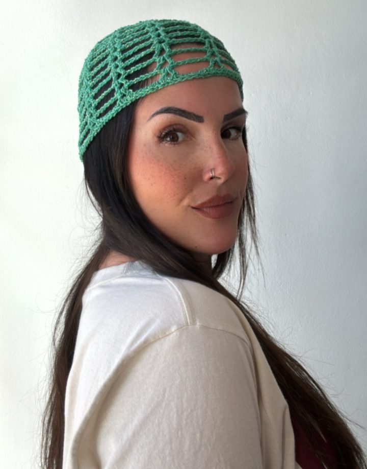 MESH HAT VERDE BRILLOSO