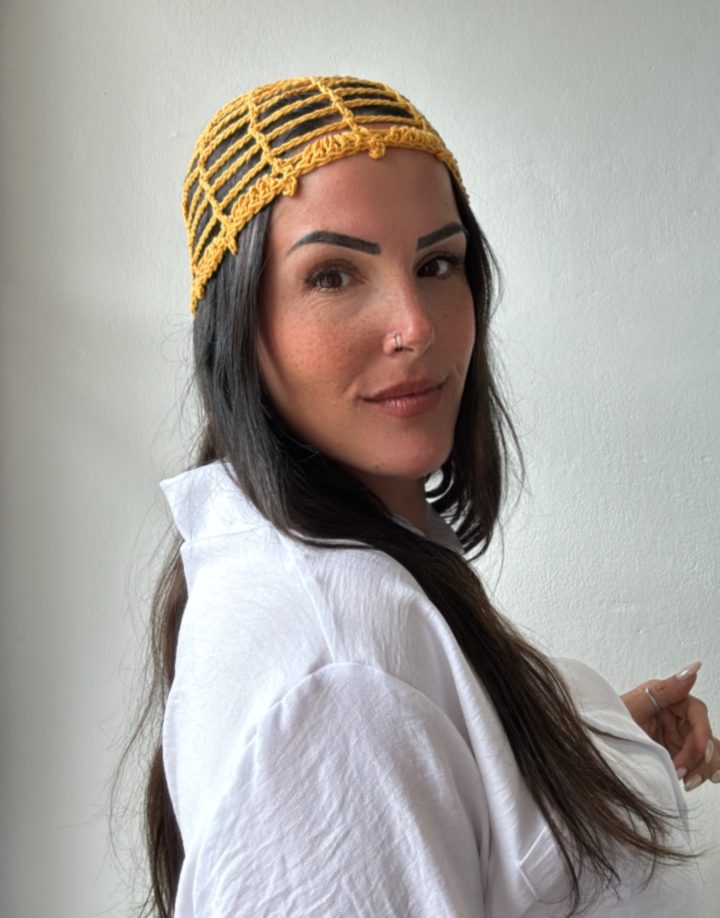 MESH HAT MOSTAZA