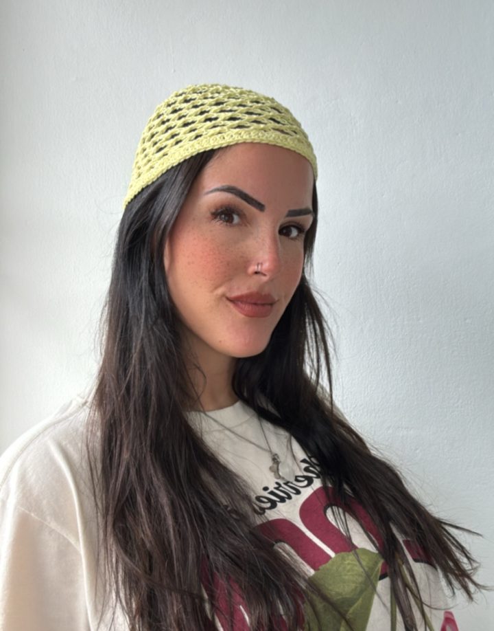 MESH HAT AMARILLO PASTEL