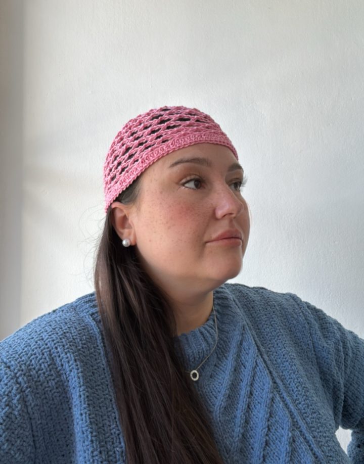 MESH HAT ROSA BEBÉ