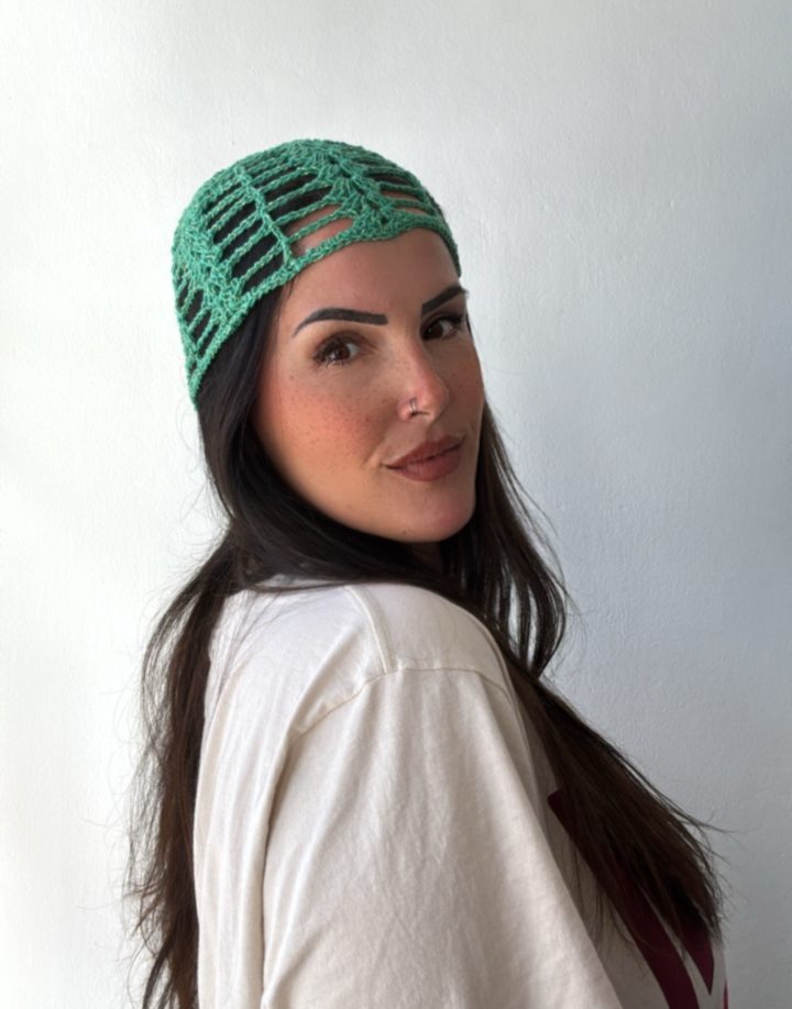 MESH HAT VERDE BRILLOSO