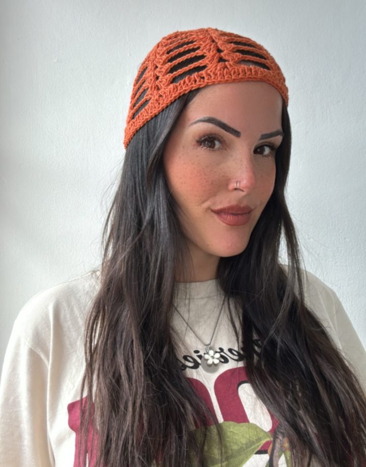 MESH HAT TERRACOTA